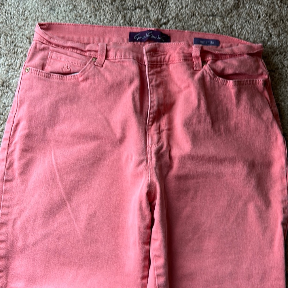 Gloria Vanderbilt Amanda Coral Denim Jeans